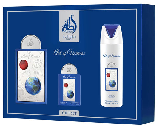 Lattafa Art Of Universe Gift Set — Set de Regalo Perfume Árabe